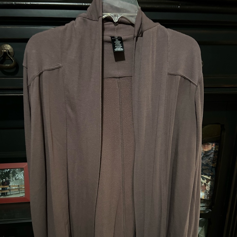 Active life cardigan light plum xxl